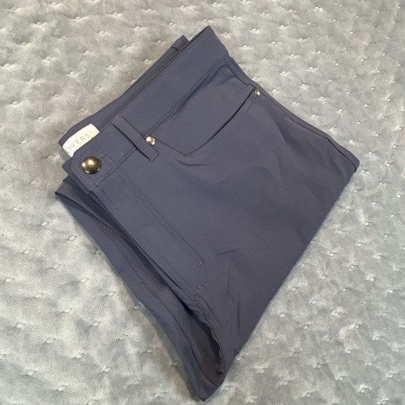 Oliver Apparel slim Chino Pants Gray/Blue Twill Nylon‎ Men's Size 32 - Picture 1 of 9